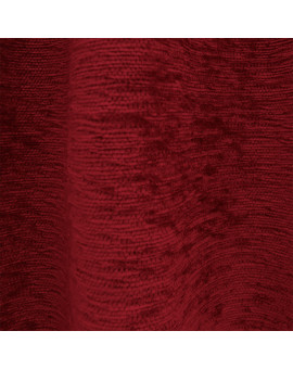 Stoffmuster Thermochenille rot-bordeaux