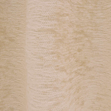 Stoffmuster Thermochenille beige-creme