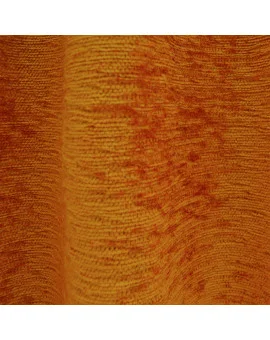 Stoffmuster Thermochenille gold