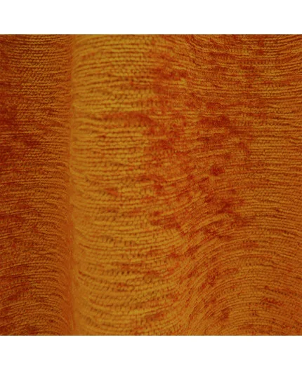 Stoffmuster Thermochenille gold