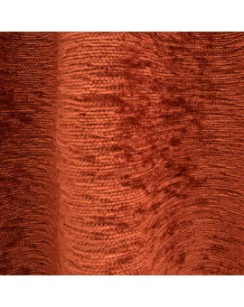 Stoffmuster Thermochenille terra