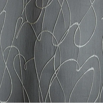 Kissen Joran in grau 40 x 40 cm Stoffmuster