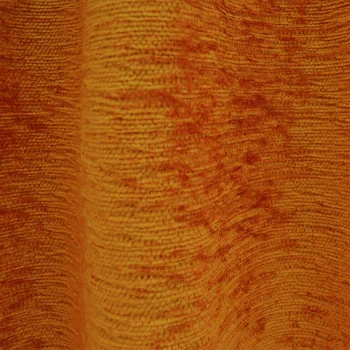 Thermo-Chenille Reihbandschal Flóki Gold Stoffmuster