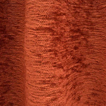 Thermo-Chenille Reihbandschal Flóki Terra Stoffmuster