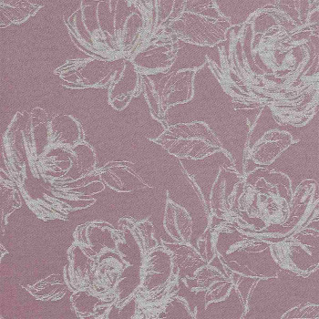 Stoffmuster Ilvy mit Rosen in altrosa 776826