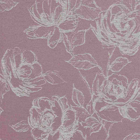 Stoffmuster Ilvy mit Rosen in altrosa 776826