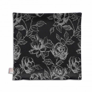 Kissenbezug Ilvy Rose schwarz Musterbild ohne Füllung 40 x 40 cm