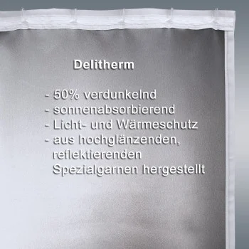 Stoff Delitherm mit reflektierender Rückseite