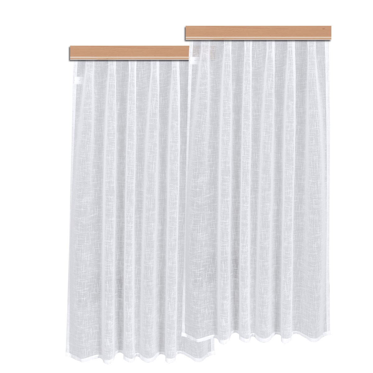 2er Ste Dekoschlas Rebecca mit Reihband