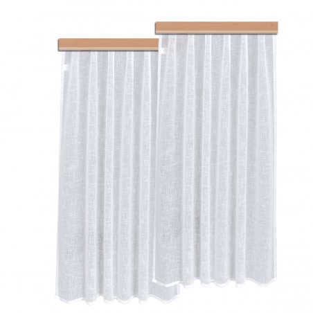 2er Ste Dekoschlas Rebecca mit Reihband