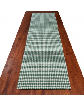 Tischläufer Leni Grün kariert