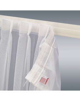 Caravan-Store ANNA mit Flauschband Detailansicht