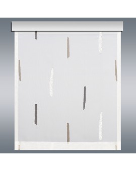 Flächengardine Wohnwagenstore Timo Caravan-Gardine Profil + Tunnelband