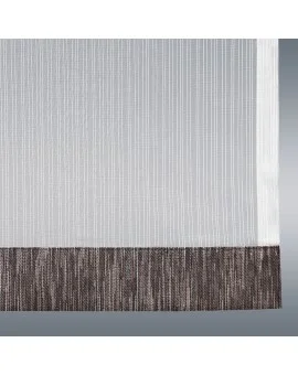 Flächengardine Wohnwagenstore Maite sekt-braun Caravan-Gardine Detailansicht