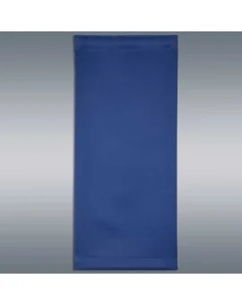 Flächengardine Mattis blau uni Detailansicht
