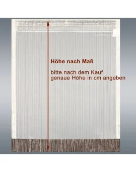 Flächengardine Wohnwagenstore Maite sekt-braun Caravan-Gardine Höhe nach Maß