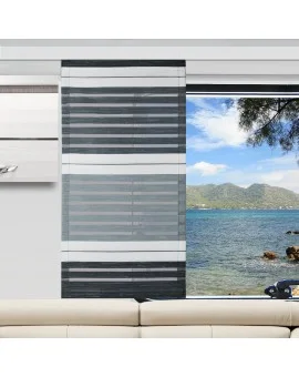 Flächenvorhang Aiko grau für Caravan