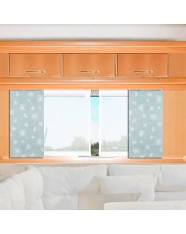 Caravan-Deko-Paneele Fresh bleu