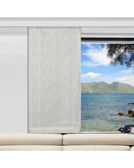 Caravanvorhang Nemo grau glossy