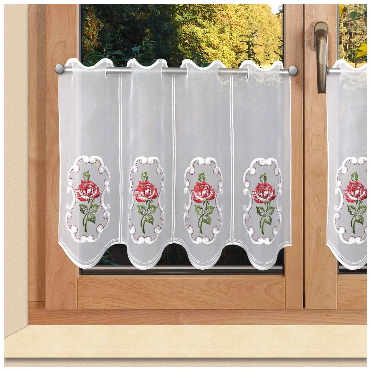 Kurzstore rote Rose