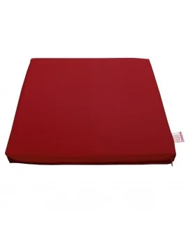 Sitzkissen Hetty Rot uni komplett