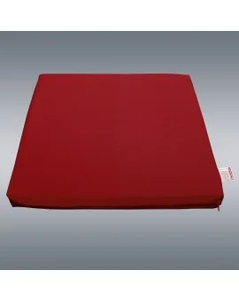 Sitzkissen Hetty Rot uni komplett Musterbild