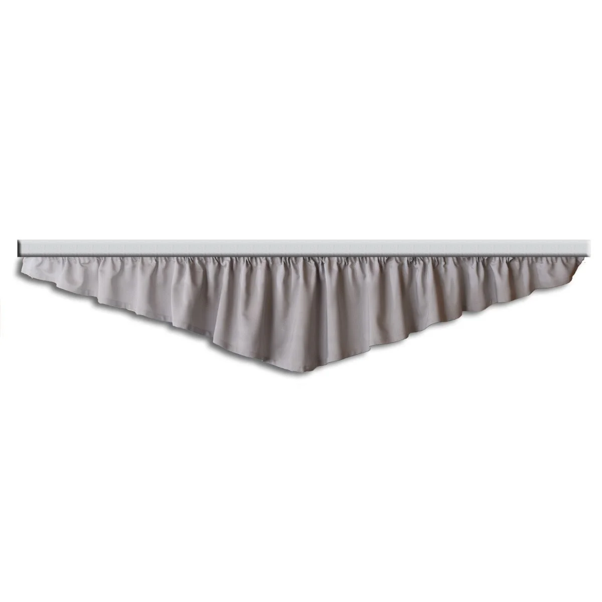 Querbehang Hetty Grau mit Reihband