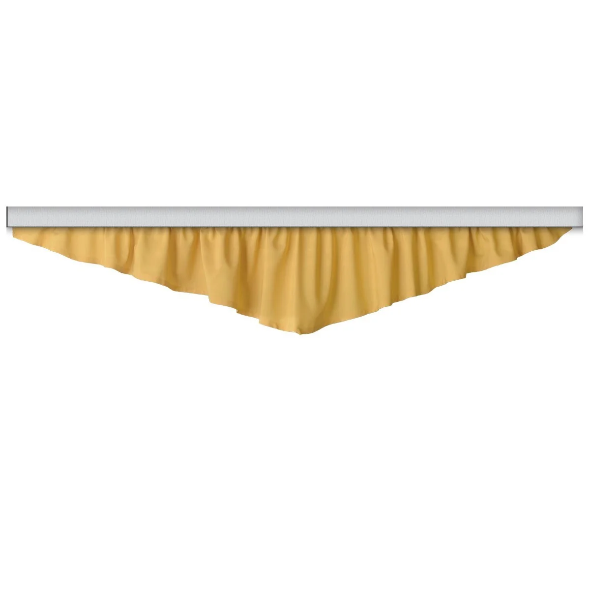 Querbehang Hetty Gelb mit Reihband