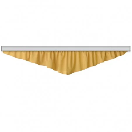 Querbehang Hetty Gelb mit Reihband