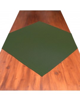 Landhaus-Mitteldecke Hetty Grün uni einzeln auf einem Tisch
