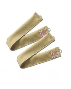 Raffhalter zu Wohnmobil-Vorhang Mattis beige - Set (2er-Pack) weißer Hintergrund