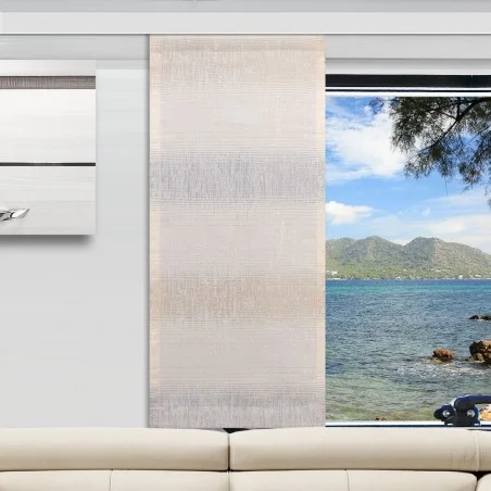 Caravan-Flächenvorhang Nevio Grau-Beige