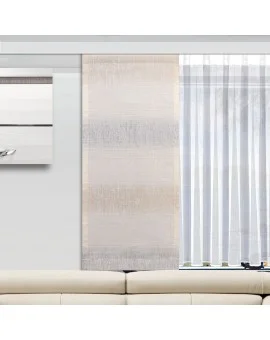 Caravan-Flächenvorhang Nevio Grau-Beige Mit Store Anna