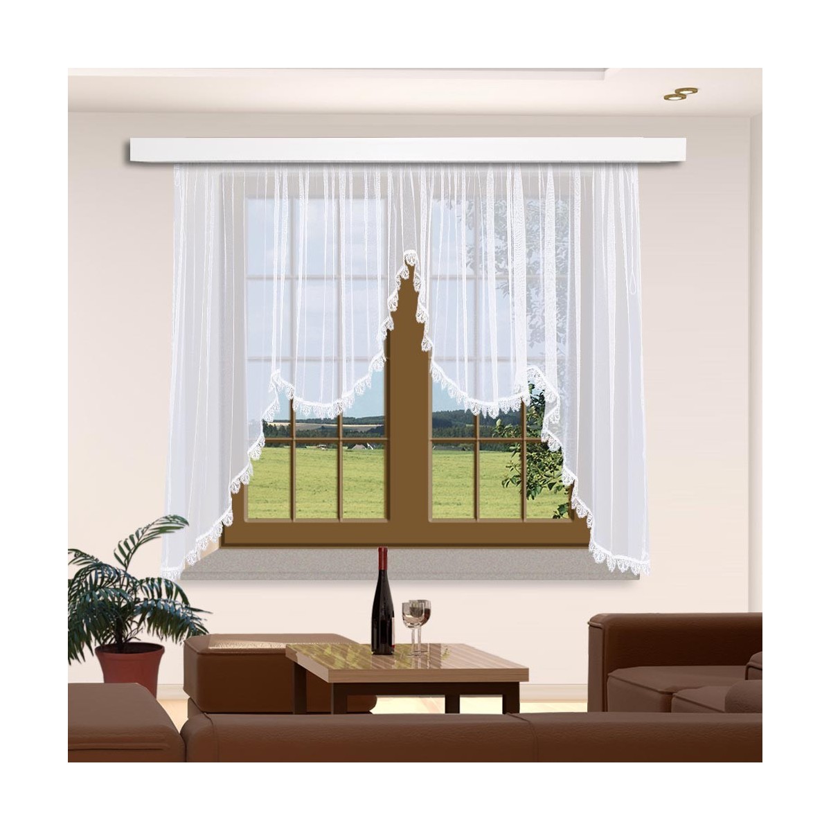 Moderne Gardinen Fur Blumenfenster