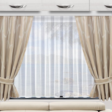 Paneele Dekovorhang Wohnmobil-Vorhang Nautis beige