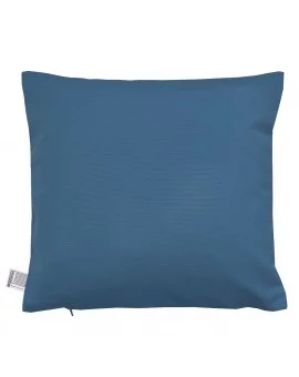 Hochwertige Kissenhülle Atlantik blau uni 40x40 cm