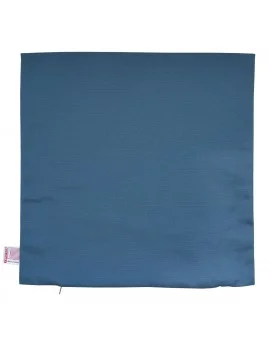 Hochwertige Kissenhülle Atlantik blau uni 40x40 cm ohne Füllung