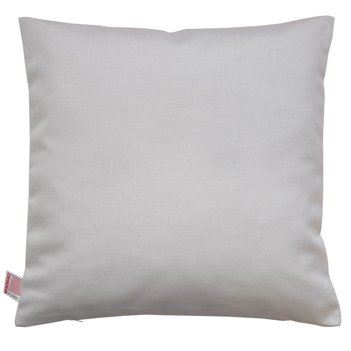Hochwertige Kissenhülle Atlantik grau uni 40x40 cm