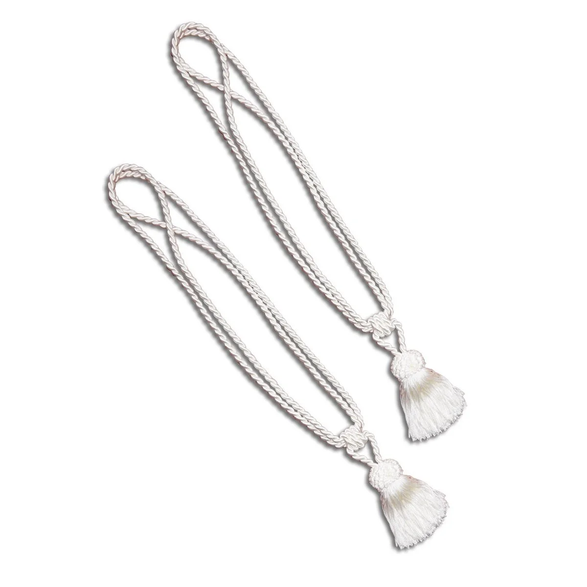 Raffhalter "Kordel mit Quaste" naturfarben zum Raffen von Dekoschals