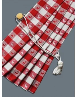 Raffhalter "Kordel mit Quaste" naturfarben zum Raffen von Dekoschals