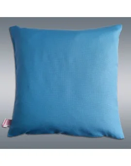 Kissenhülle Blubb-Kids Hellblau uni 40x40 cm mit Füllung