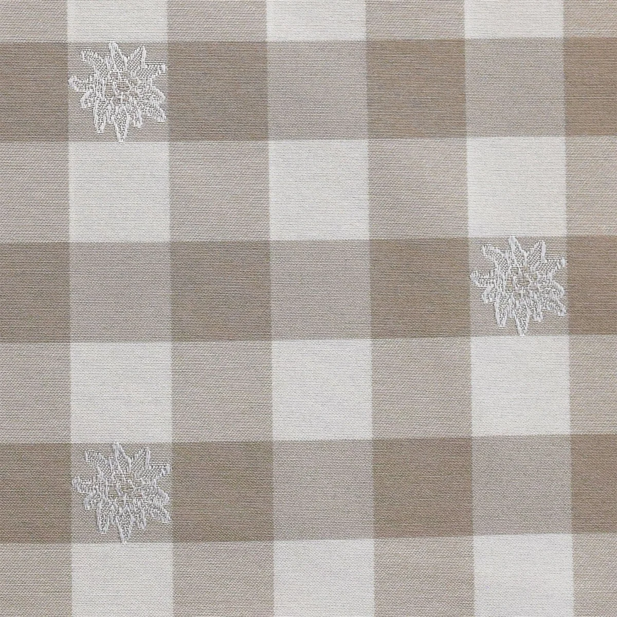 Stoffmuster Edelweiß in beige
