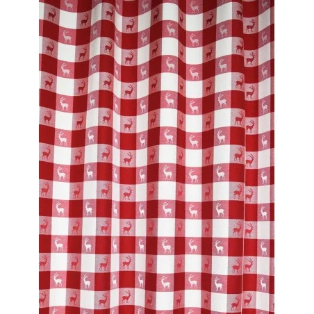 Stoffmuster Karo in Rot 636621