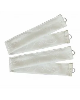 2 Raffhalter PRIMAVERA wollweiß
