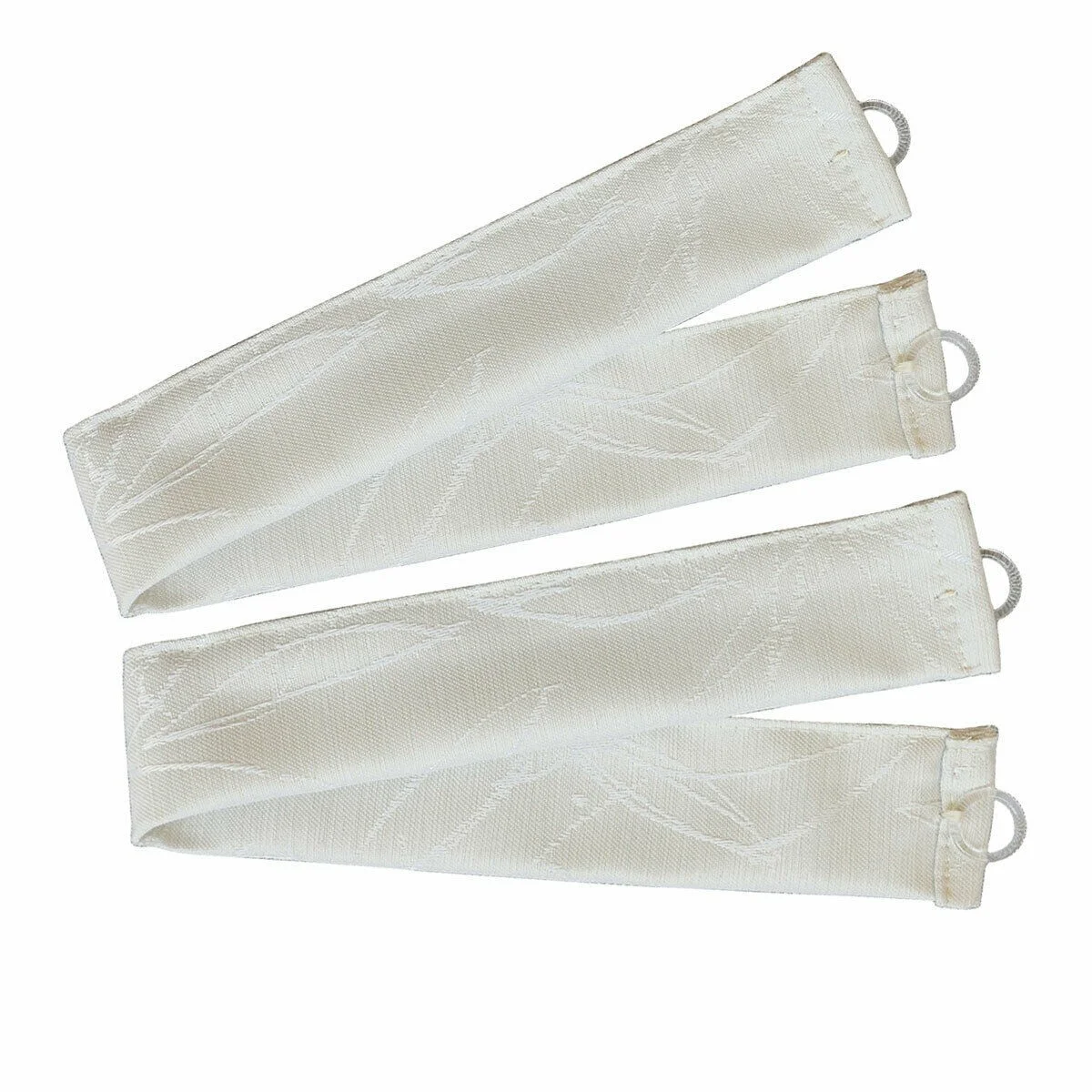 2 Raffhalter PRIMAVERA wollweiß