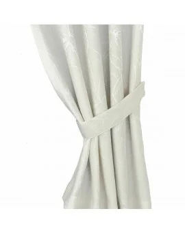 2 Raffhalter PRIMAVERA wollweiß Raffbeispiel
