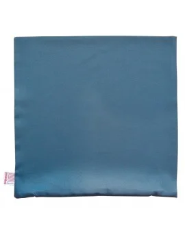Hochwertige Kissenhülle Rügen blau uni 40x40 cm ohne Füllung