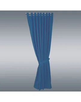 Vorhang Atlantik in blau mit Raffhalter Beispielbild