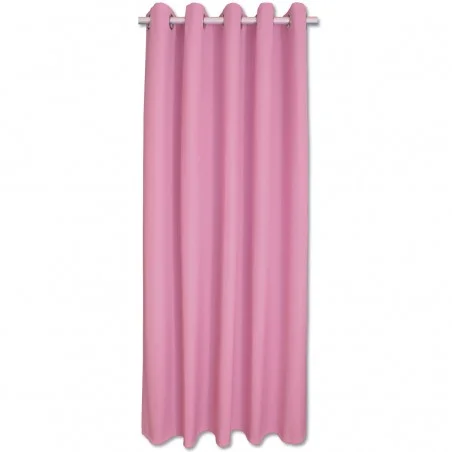 Kinder-Dekoschal Blubb-Kids Rosé Pink mit Chrom-Ösen