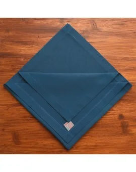 Mitteldecke Atlantik blau uni